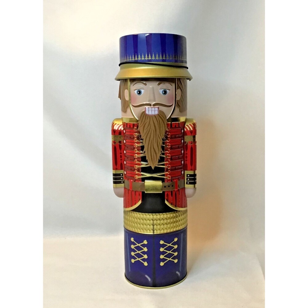Silver Crane Company Nutcracker Shaped Tin Only (No Chocolate)